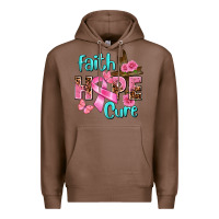 Chestnut Faith hope cure Breast Cancer Premium Hoodie - FaDigitalArtStudio
