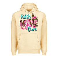 Pina Colada Faith hope cure Breast Cancer Premium Hoodie - FaDigitalArtStudio