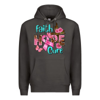 Smoke Faith hope cure Breast Cancer Premium Hoodie - FaDigitalArtStudio