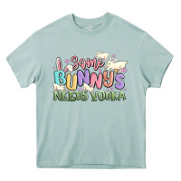 Arona some bunnys needs vodka Heavy Core Tee - MaliasSmallBusiness