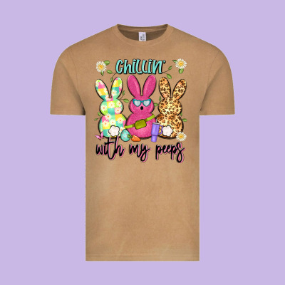 Chillin' With My Peeps Vintage Tee Designed By Artiststas