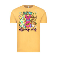 Vintage Mustard chillin' with my peeps Vintage Tee - Artiststas