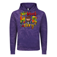 Cloud Purple black her story Vintage Hoodie - Artiststas