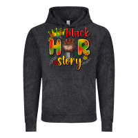 Vintage Black black her story Vintage Hoodie - Artiststas