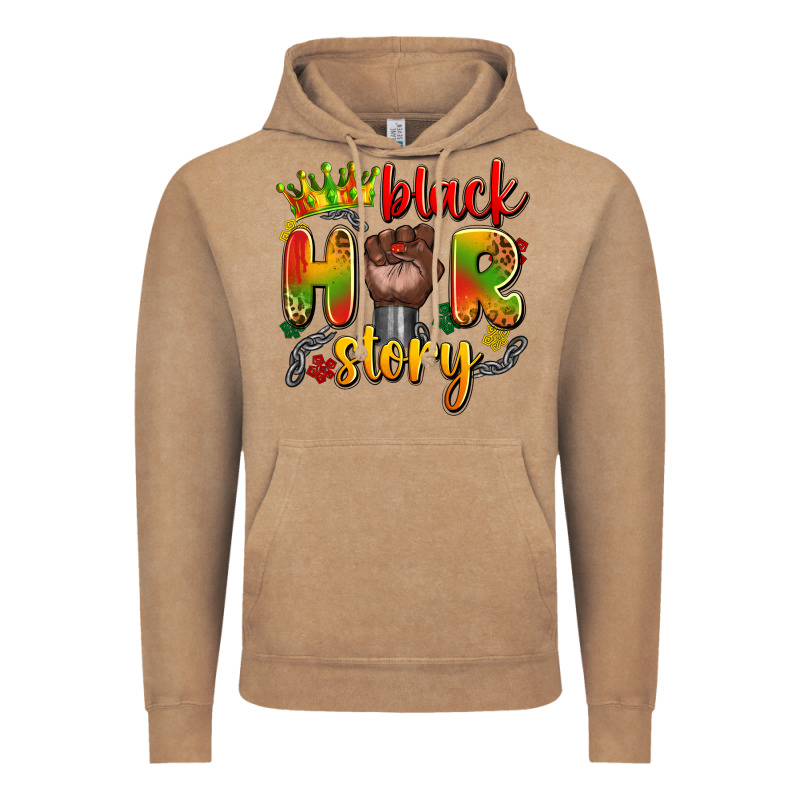 Black Her Story Vintage Hoodie by Artiststas | Teevron