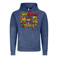 Vintage Denim black her story Vintage Hoodie - Artiststas