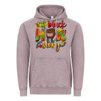 Vintage Zinc black her story Vintage Hoodie - Artiststas