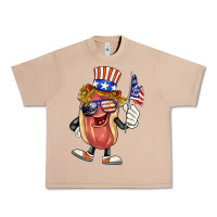 Burro 4th of july hot dog Urban Heavy Tee - BarkalooDesign