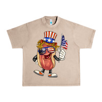French Oak 4th of july hot dog Urban Heavy Tee - BarkalooDesign
