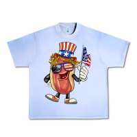 Grape Ice 4th of july hot dog Urban Heavy Tee - BarkalooDesign