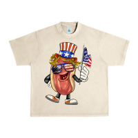 Sandshell 4th of july hot dog Urban Heavy Tee - BarkalooDesign