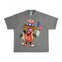 Tornado 4th of july hot dog Urban Heavy Tee - BarkalooDesign