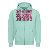 Seafoam be mine Zipper Hoodie - OliviaCreatesArt