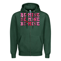 Sports Green be mine Zipper Hoodie - OliviaCreatesArt