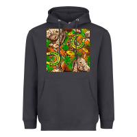Smoke St. Patrick's Day Horse With Horseshoes Seamless Heavyweight Hoodie - FaDigitalArtStudio