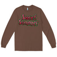 Chestnut sweet summer watermelon Long Sleeve Tee - NancyCooperArtShop