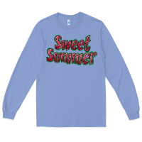 Colony Blue sweet summer watermelon Long Sleeve Tee - NancyCooperArtShop