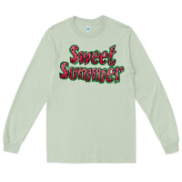 Matcha sweet summer watermelon Long Sleeve Tee - NancyCooperArtShop