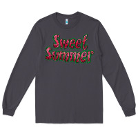 Smoke sweet summer watermelon Long Sleeve Tee - NancyCooperArtShop