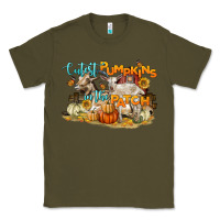 Army Green cutest pumpkins in the patch Classic Tee - LillyAllenDesigns