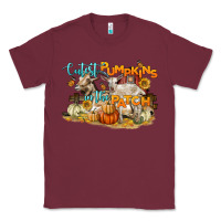 Burgundy cutest pumpkins in the patch Classic Tee - LillyAllenDesigns