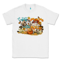 White cutest pumpkins in the patch Classic Tee - LillyAllenDesigns