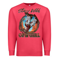 Cardinal Stay Wild Cowgirl Premium Sweatshirt - FaDigitalArtStudio