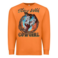 Carrot Stay Wild Cowgirl Premium Sweatshirt - FaDigitalArtStudio