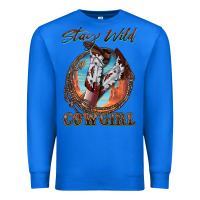 True Royal Stay Wild Cowgirl Premium Sweatshirt - FaDigitalArtStudio