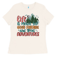 Bone life is meant for good friends and great adventure Ladies Tee - MaliasSmallBusiness