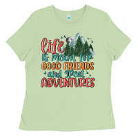 Matcha life is meant for good friends and great adventure Ladies Tee - MaliasSmallBusiness