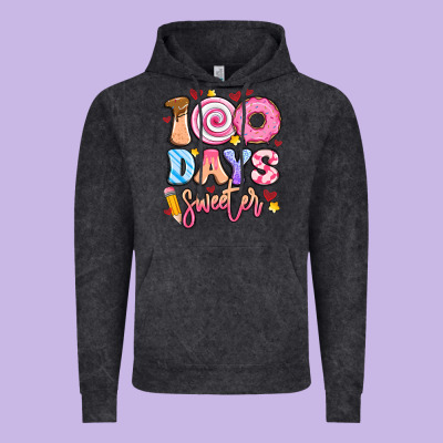 100 Days Sweeter Vintage Hoodie Designed By Artiststas