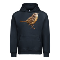Navy Ccarolina Wren Urban Hoodie - LillyAllenDesigns