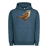 Pigment Midnight Navy Ccarolina Wren Urban Hoodie - LillyAllenDesigns
