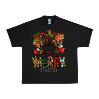 Black Christmas merry mama messy bun Urban Heavy Tee - Jasminsmagicworld