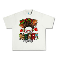 Pistachio Christmas merry mama messy bun Urban Heavy Tee - Jasminsmagicworld