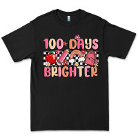 Black 100 days brighter Premium Tee - MaliasSmallBusiness