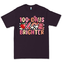 Plum 100 days brighter Premium Tee - MaliasSmallBusiness