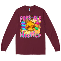 Burgundy popsicle hustler Long Sleeve Tee - NancyCooperArtShop