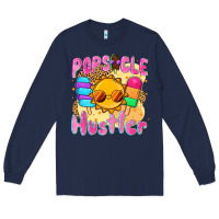 Navy popsicle hustler Long Sleeve Tee - NancyCooperArtShop