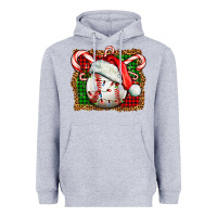 Heather Grey baseball christmas Heavyweight Hoodie - FaDigitalArtStudio