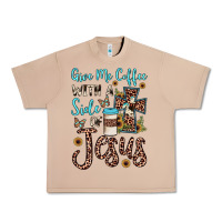 Give Me Coffee With A Side Of Jesus Urban Heavy Tee | Teevron