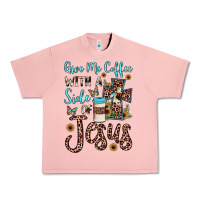 Salmon give me coffee with a side of jesus Urban Heavy Tee - JahusDesignShop