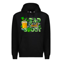 Black St. Patrick's Bad and boozy Premium Hoodie - OliviaCreatesArt