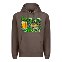 Coffee St. Patrick's Bad and boozy Premium Hoodie - OliviaCreatesArt