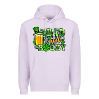 Lilac St. Patrick's Bad and boozy Premium Hoodie - OliviaCreatesArt
