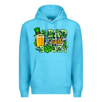 Ocean Blue St. Patrick's Bad and boozy Premium Hoodie - OliviaCreatesArt