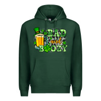 Sports Green St. Patrick's Bad and boozy Premium Hoodie - OliviaCreatesArt