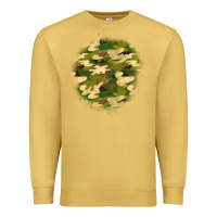 Antique Gold camouflage patch 2 Premium Sweatshirt - BundleAndBundleShop