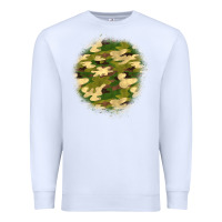 White camouflage patch 2 Premium Sweatshirt - BundleAndBundleShop
